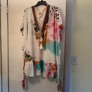 Z&L Gorgeous Flower 🌸 Cotton Cover Up /Dress NewWithTags